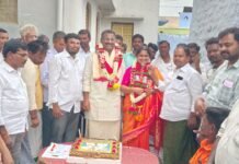 అశేష అభిమానులు, సమక్షంలో ఘనంగా నరవ దంపతుల వివాహ దినోత్సవ వేడుకలు